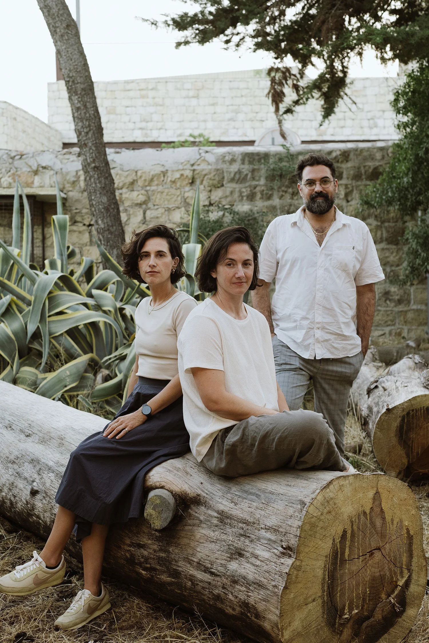 JDW 23 curators Sonja Olitsky, Dana Benshalom, and Dr. Jeremy Fogel