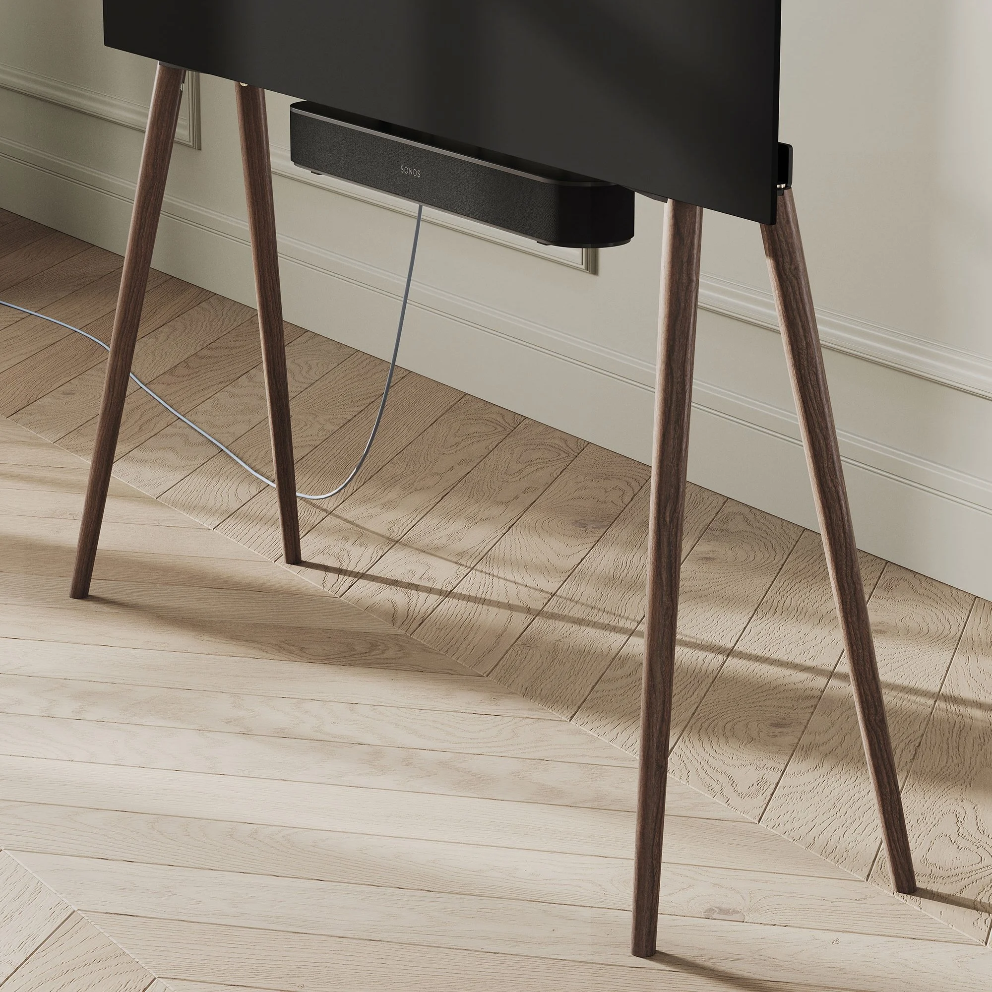 JALG Design Studio's Mid-Century Minimalist TV Stand JALG Design Studio's Mid-Century Minimalist TV Stand