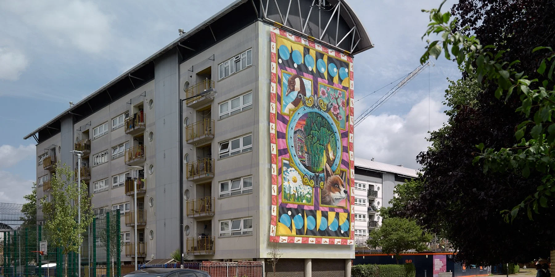 Giant animated mural unveiled in Walthamstow London