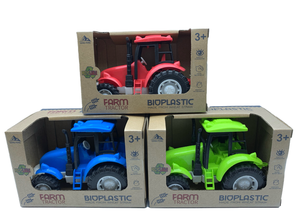 Traktor av hveteplast 15cm