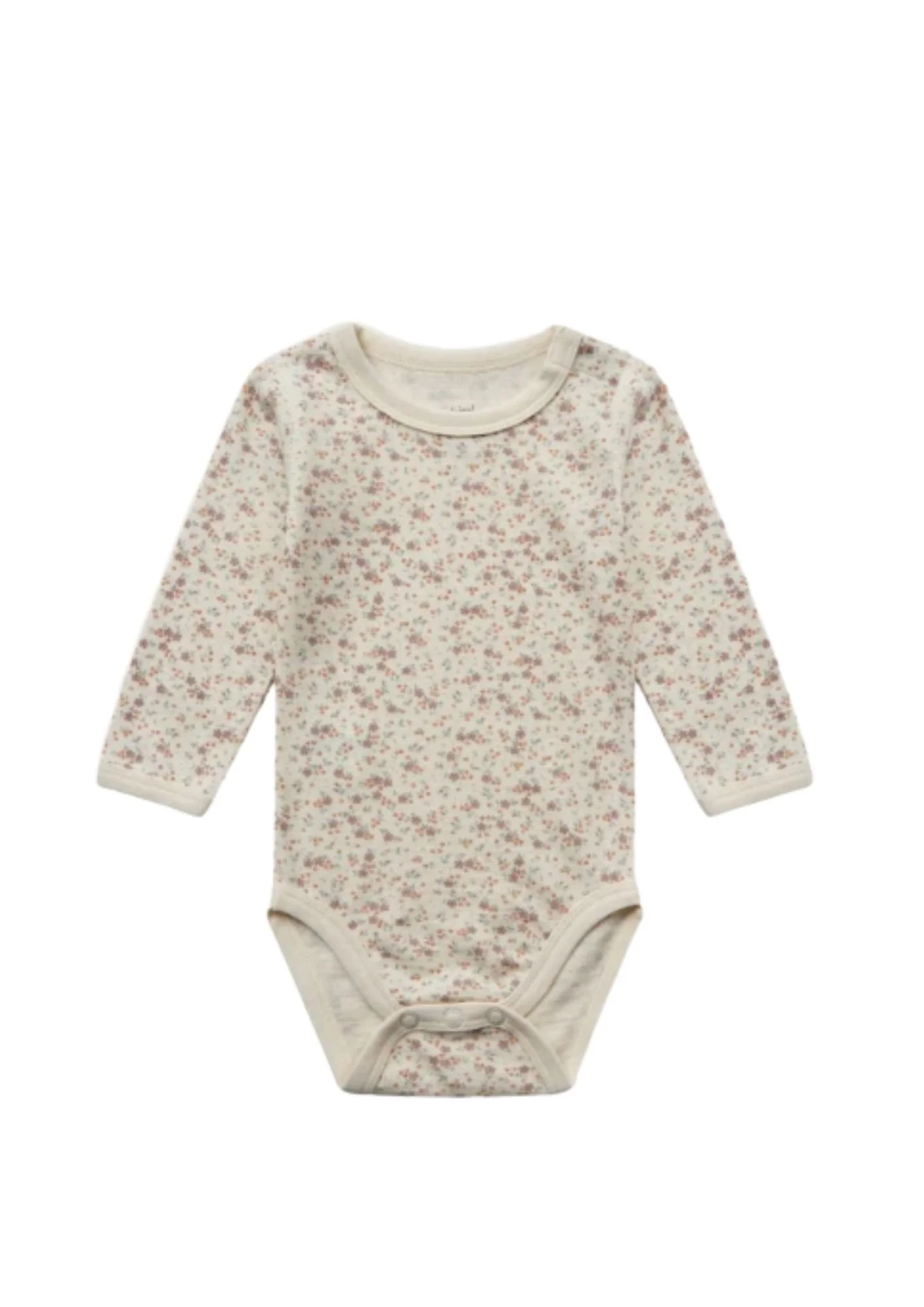 Hust & Claire Baloo Tiny  body i ull - Off White flower, str 56-92