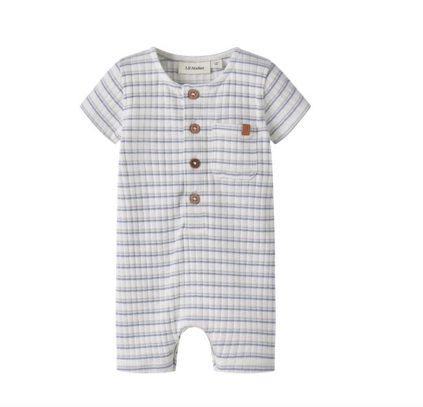 Lil'Atelier Haldur sommerdress - Coconut Milk DUSTY BLUE, str. 56-86