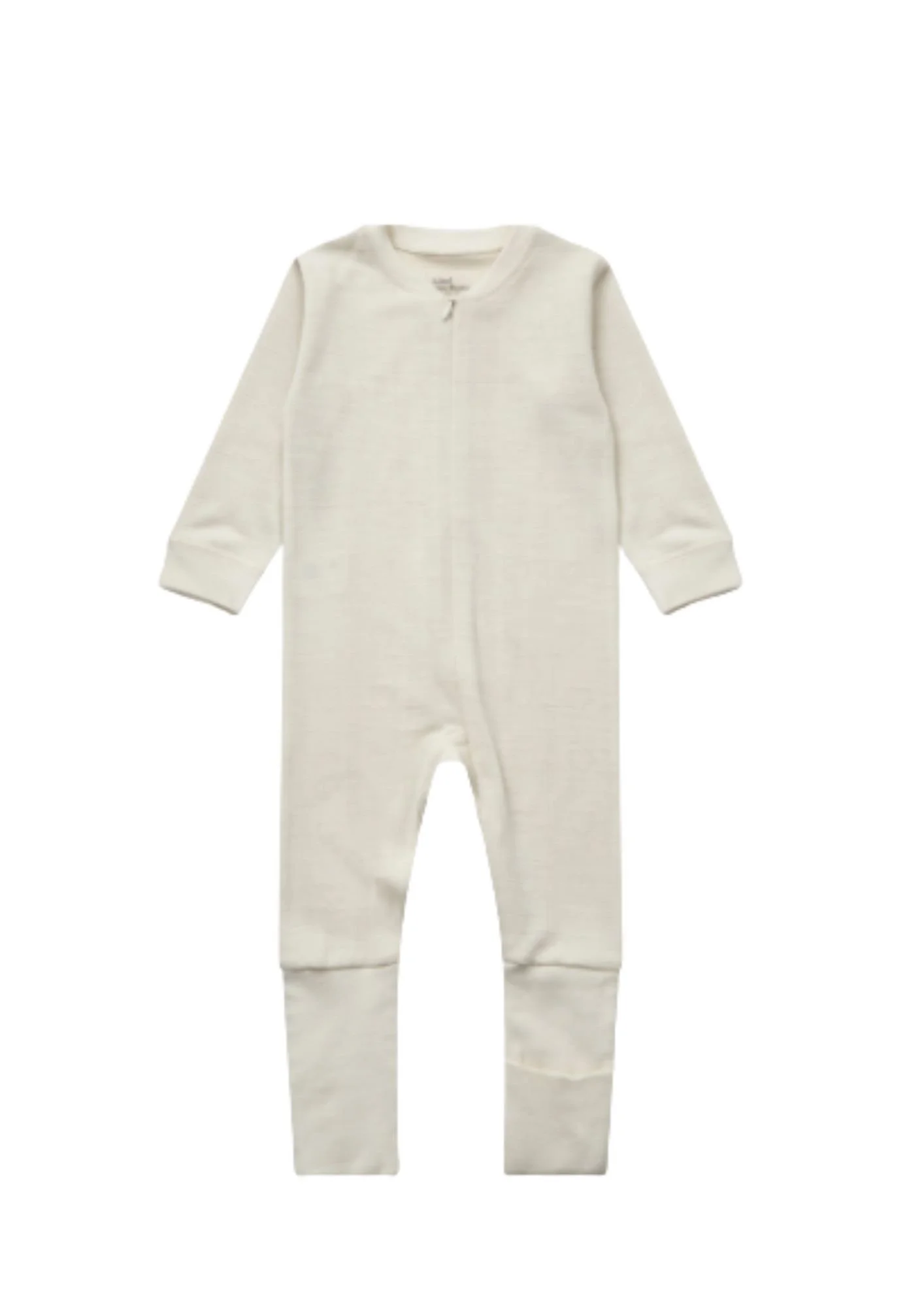 Hust & Claire Barbara pointelle heldress i ull - ivory, str 56-68