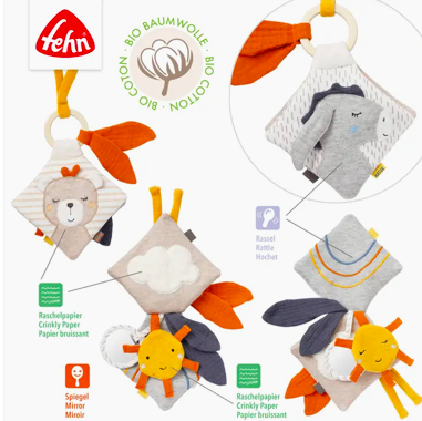 Fehn Stoffbok - Esel (FehnNatur)