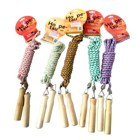 Slengtau med håndtak i tre