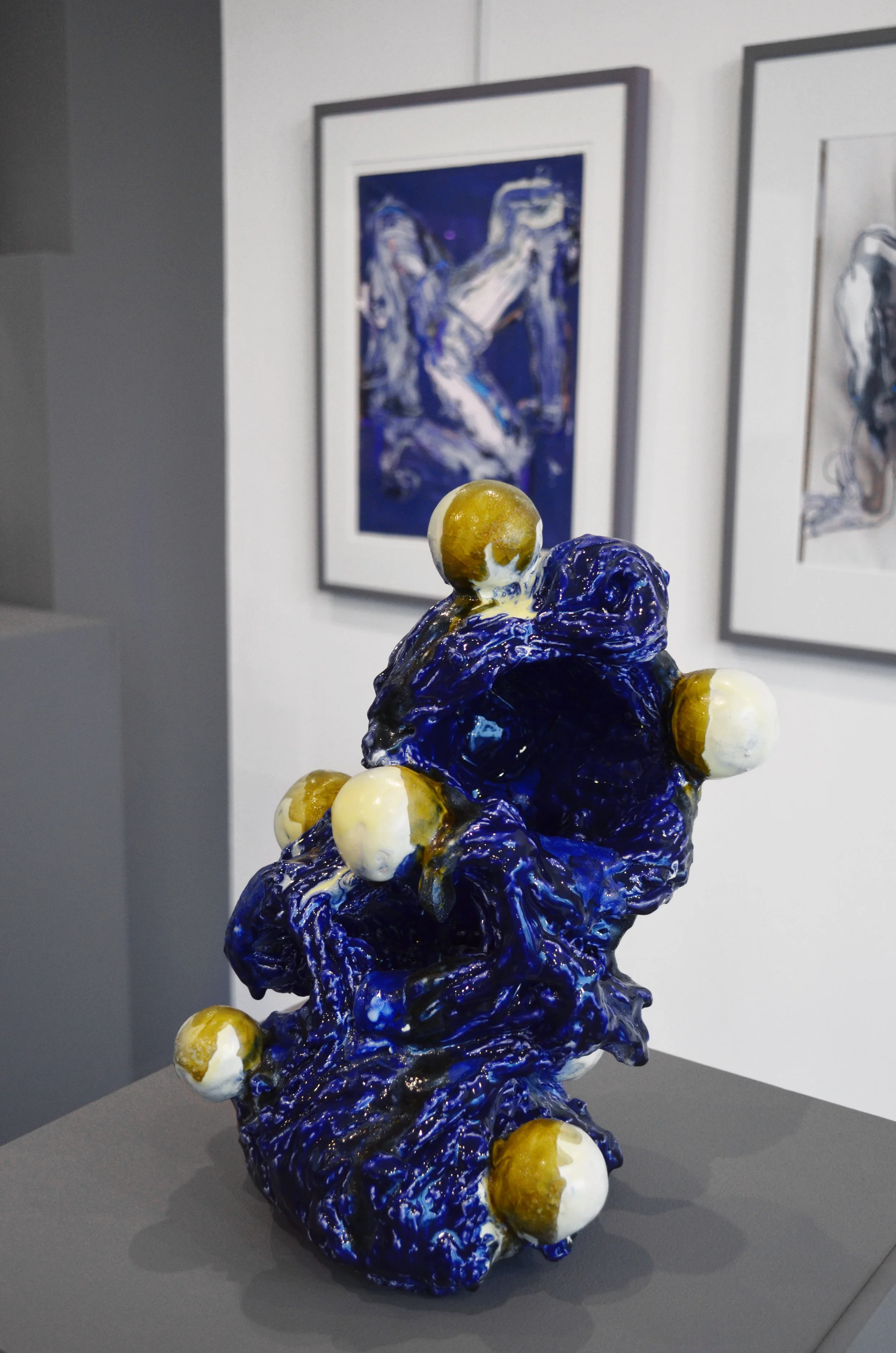 vue de l'exposition   Cristallisations   - galerie accro-Terre 
