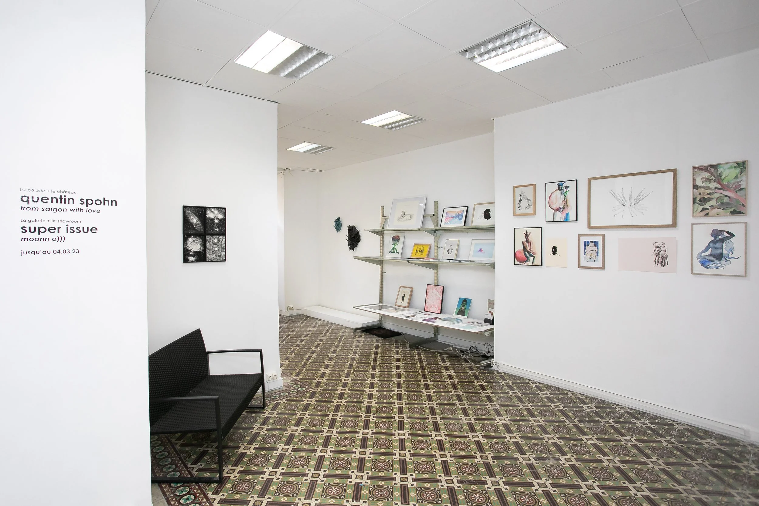  Vue d’exposition Moonn o))) - Collectif Super Issue ©Sydney Guillemin 