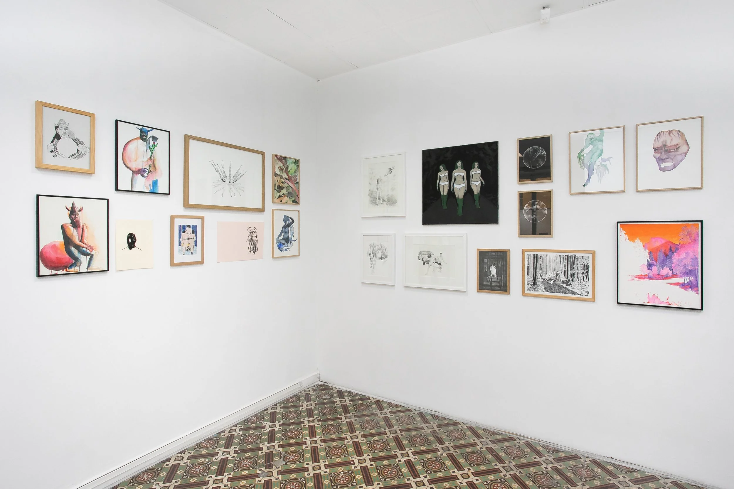  Vue d’exposition Moonn o))) - Collectif Super Issue ©Sydney Guillemin 