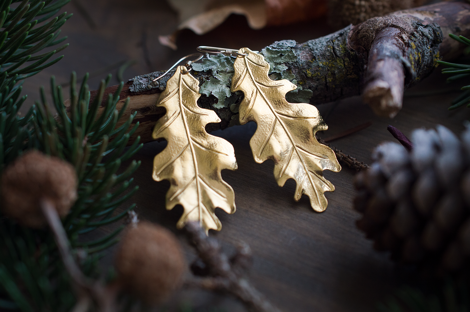 Large Oak Earrings Autumnal Shoot Small.png