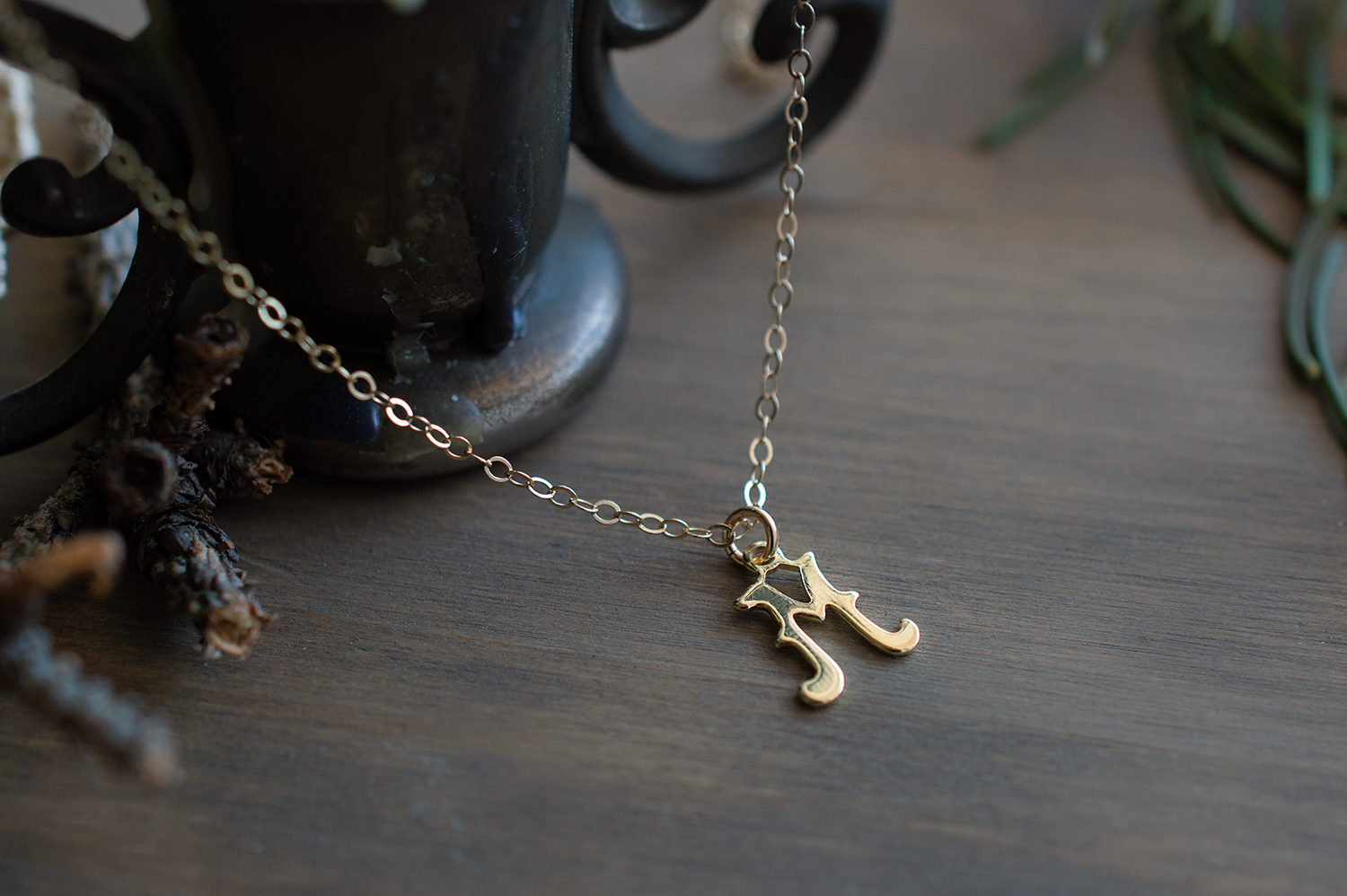 Fancy Lil' Initial Necklace by Good Looking Objects small.png