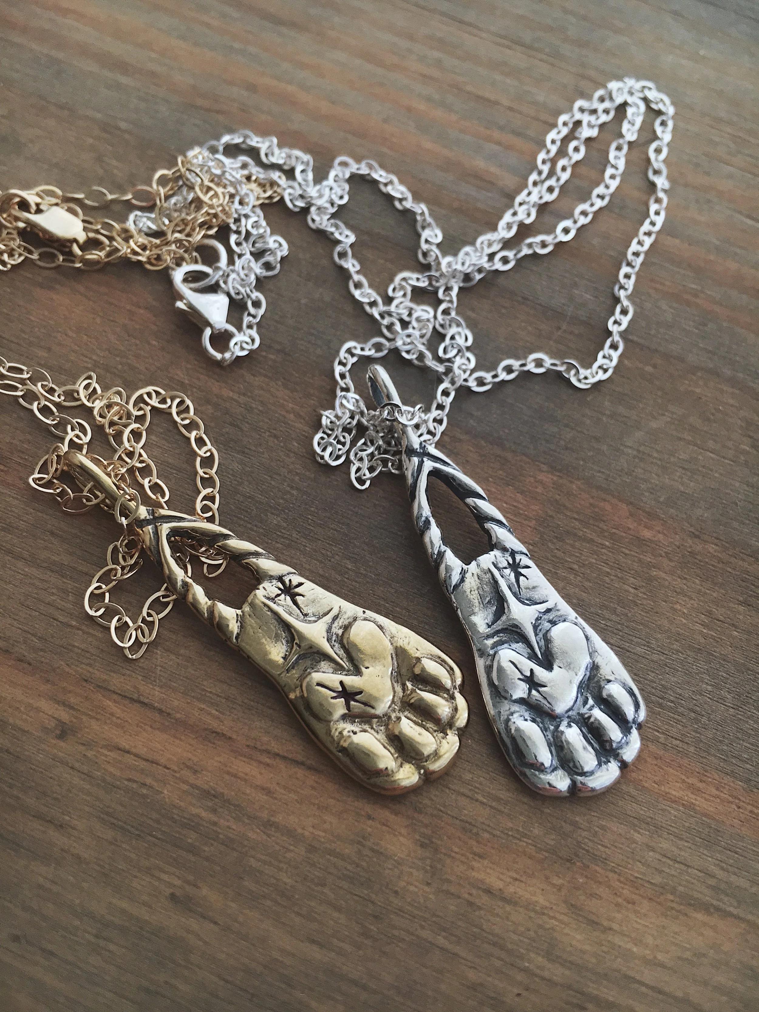Paws of Magic Necklace, Kitty Cat by Good Looking Objects 1.jpg