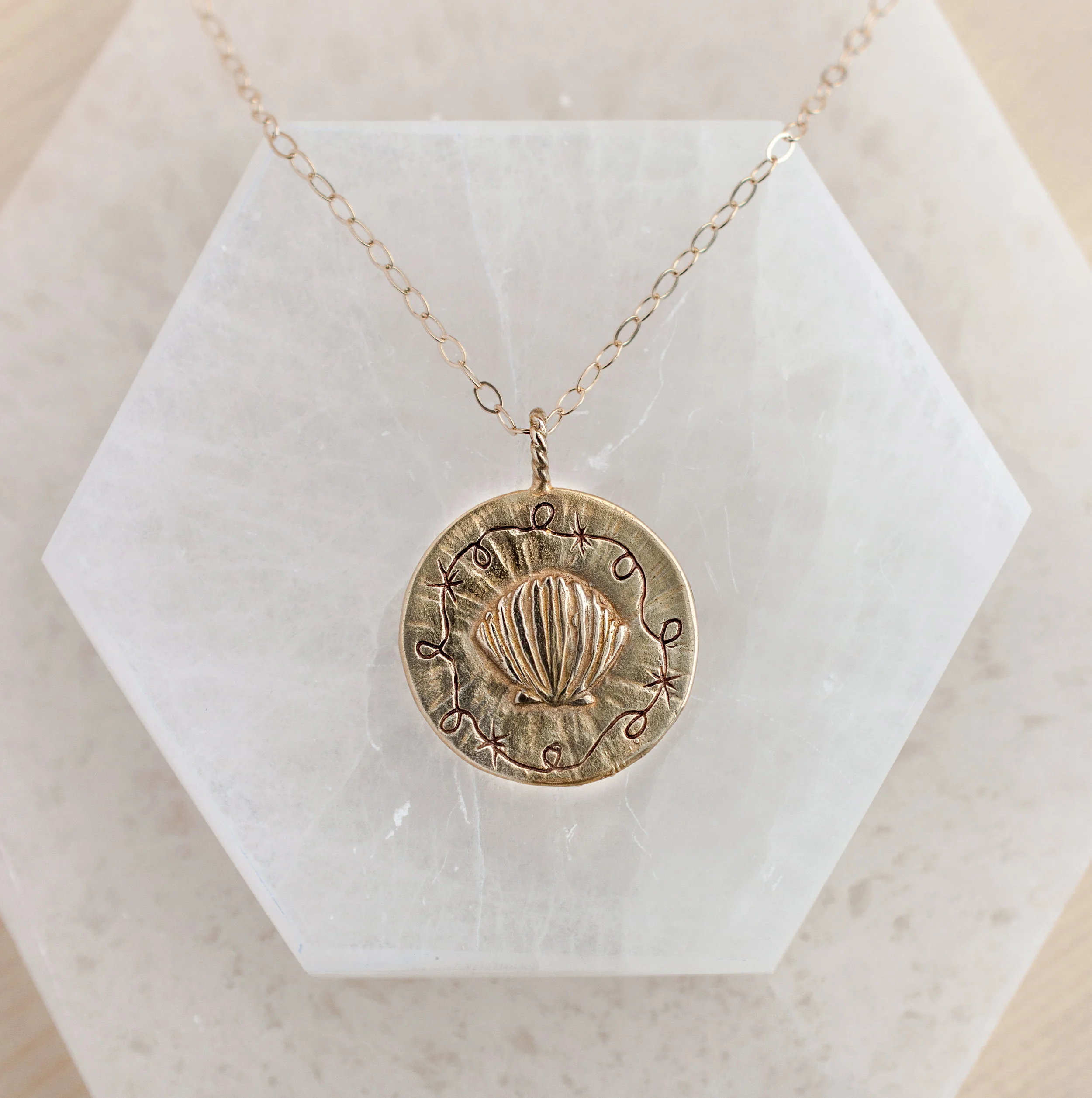 Selenite---Oceanic-Necklace bronze magical symbolic Ocean mermaid magical jewelry by Good Looking Objects.jpg