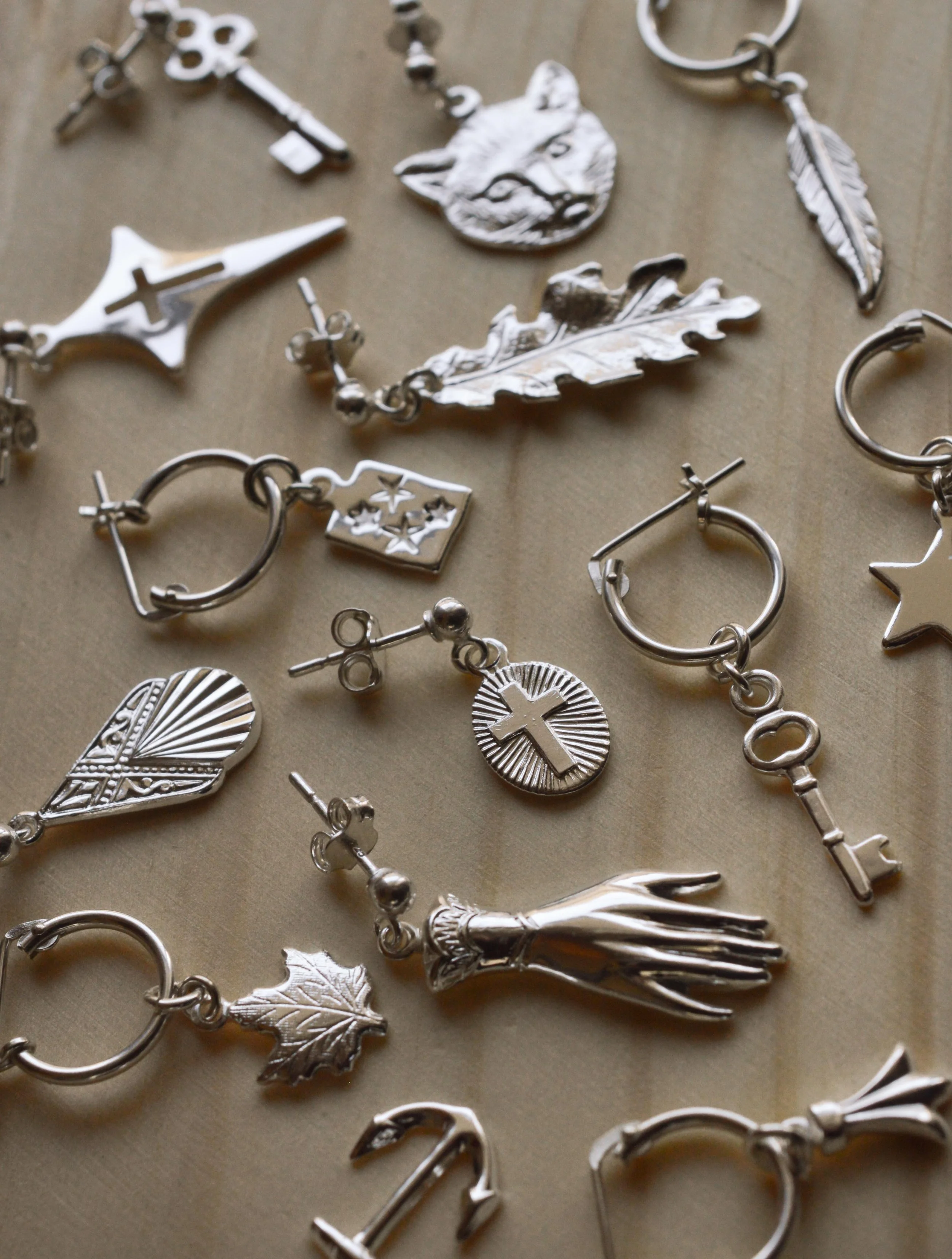 Hoop Post Sterling Earring Medley Garden Gate Jewelry.jpg