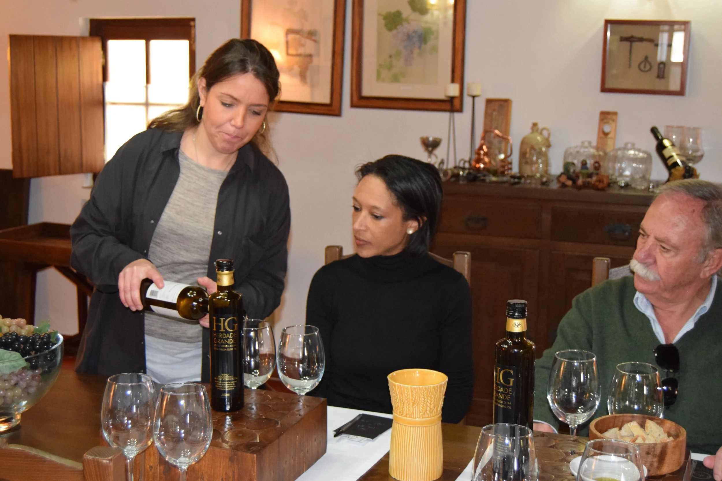 Winemakers MARIANA LAN ÇA & FATHER, ANTONIO MANUEL LAN ÇA OF HERDADE GRANDE