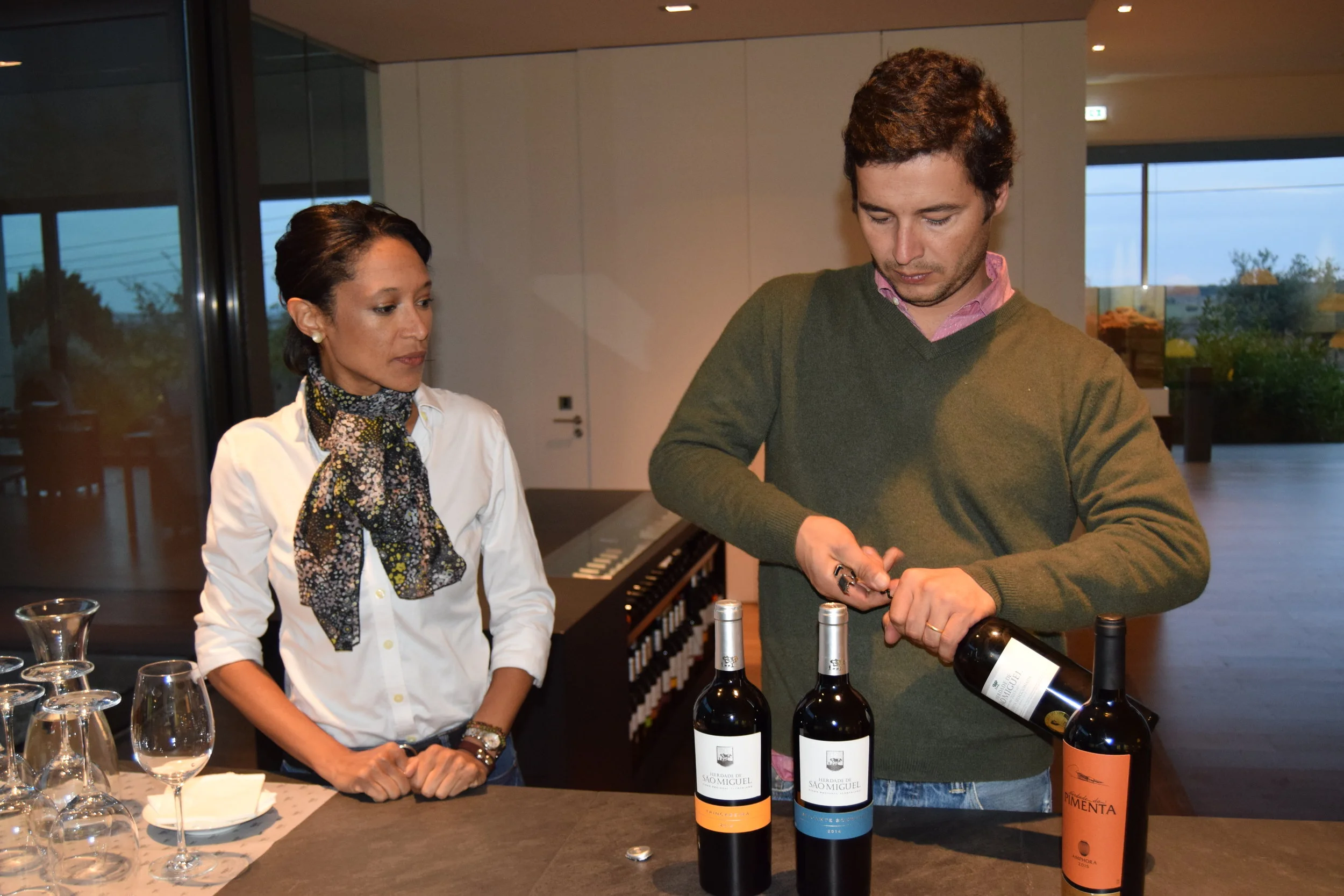 gen. manager & Winemaker Alexandre relvas of herdade såo miguel 