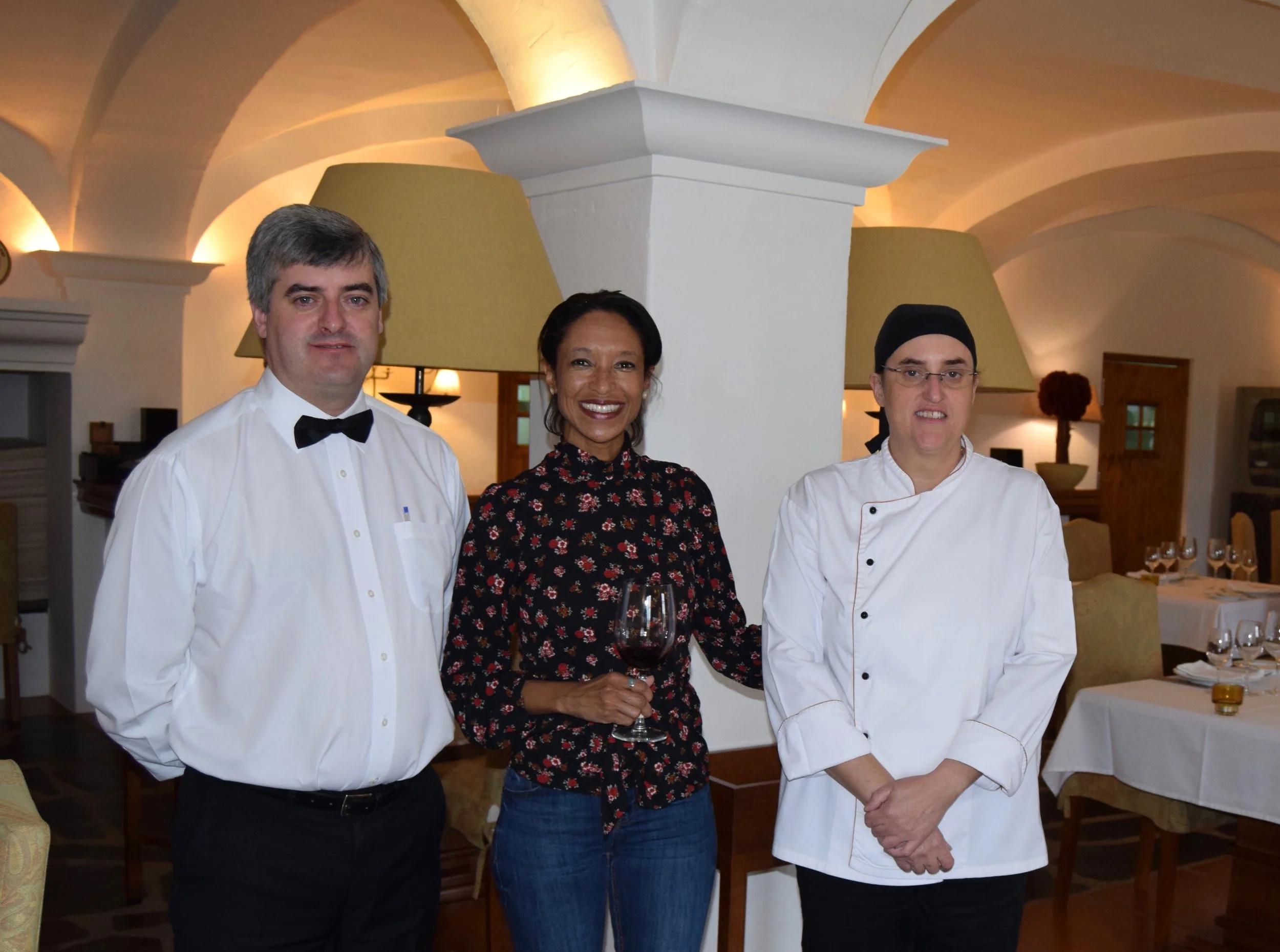 owners and master chef at herdade das servas restaurant 