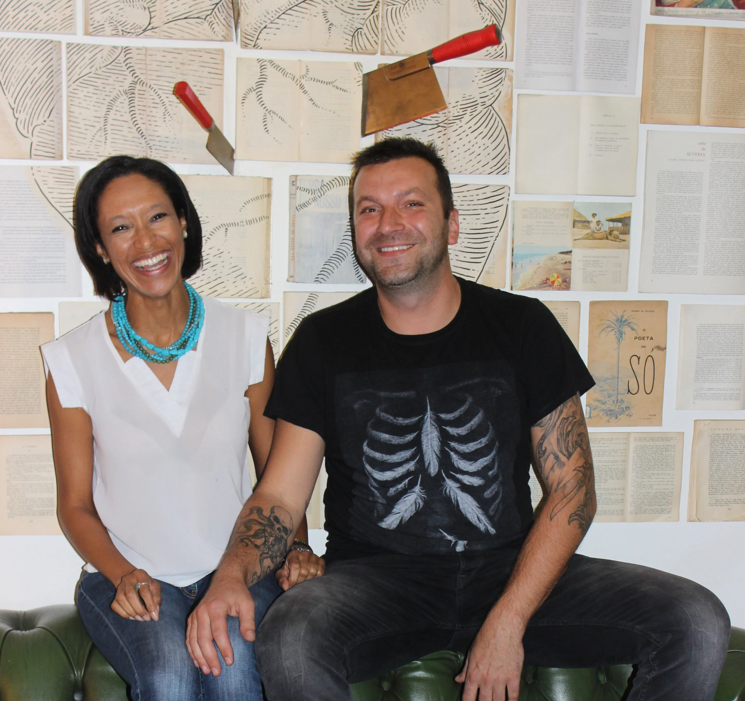 sheree mitchell con chef Ljubomir de 100 maneiras bistro