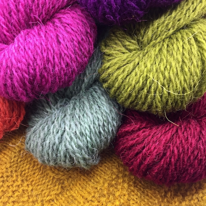 I Love Pink Geraniums 100% Suffolk DK - hand-dyed