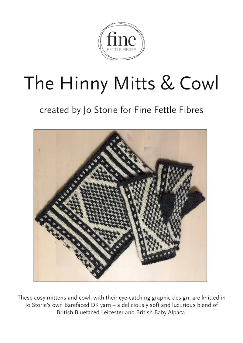 The Hinny Mitts & Cowl by Jo Storie
