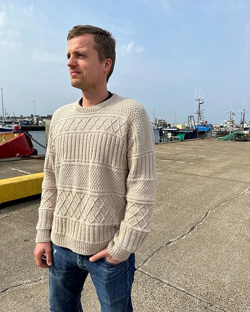 Ingrid Sweater (Man) — Fine Fettle Fibres Knitting Supplies Workshops