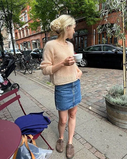 Cumulus Blouse O-neck by PetiteKnit