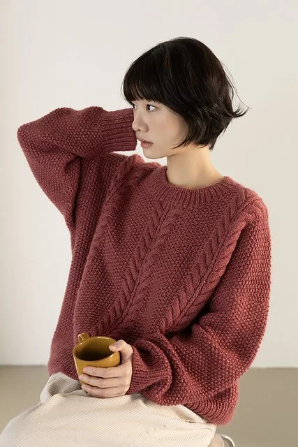 Everleaf Sweater by Sallyknit