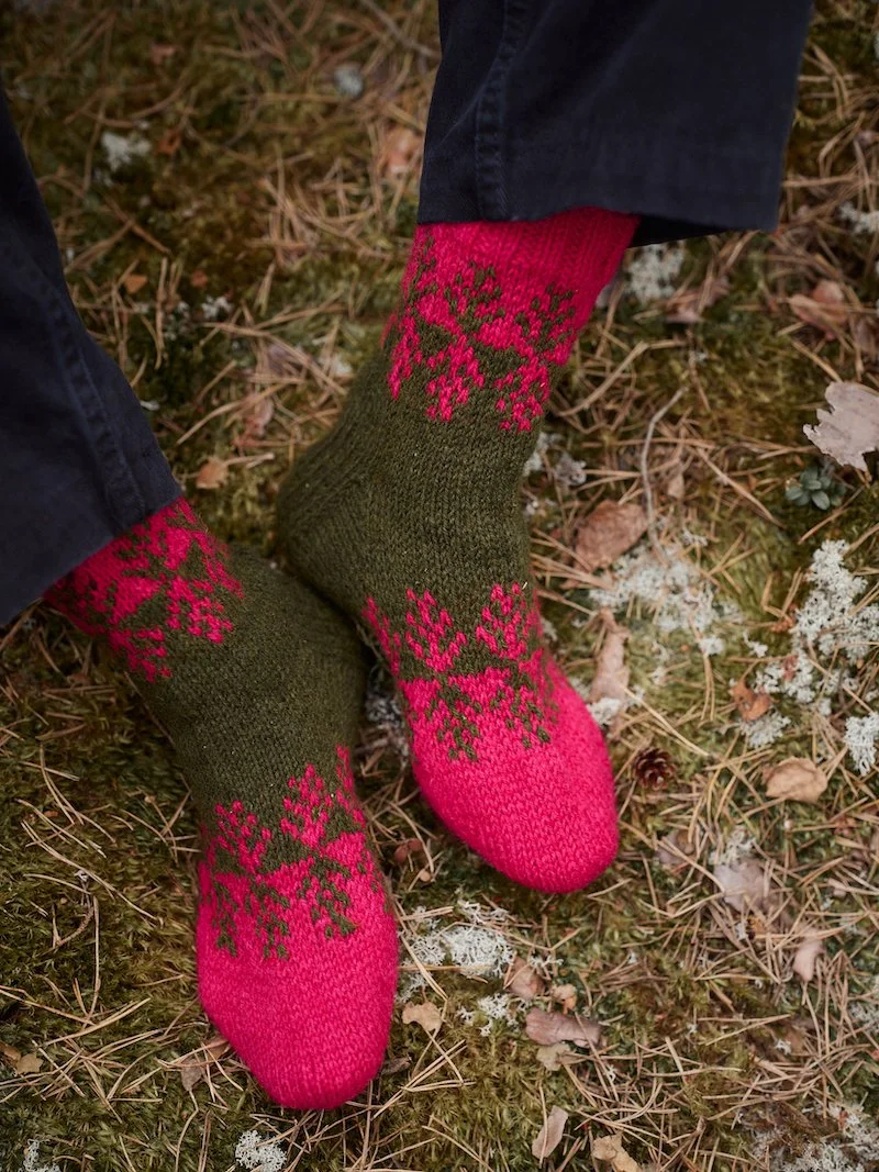 Jenna Kostet_Neulottu Kalevala III_Tulen vihat socks.jpg