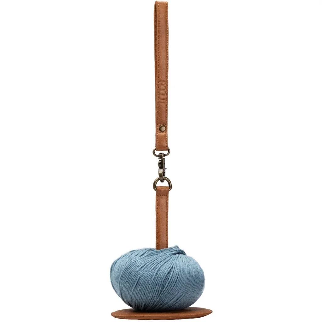 Gyrit Handmade Leather Yarn Holder from Muud