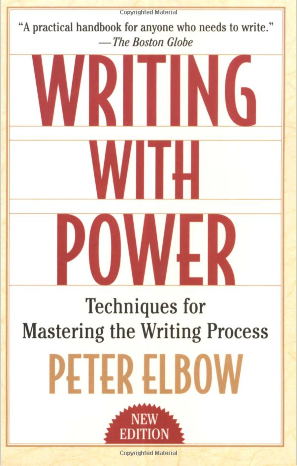 Reminds me that I can't be creative and critical at the same moment. I need to get ideas flowing first. That allows my genuine voice to rise to the surface.