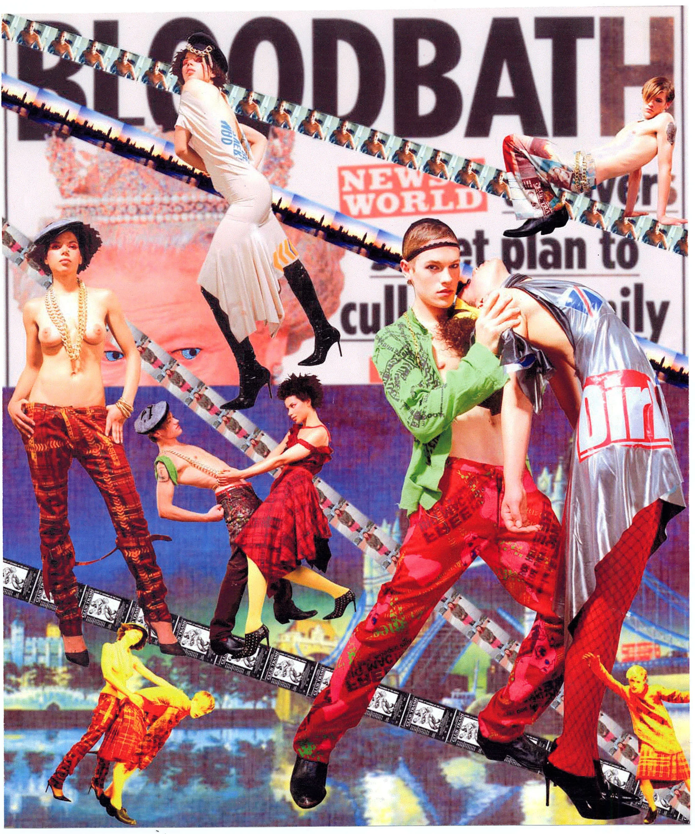 ROYAL COLLEGE OF ART GRADUATE COLLECTION 'BLOODBATH' - 2001
