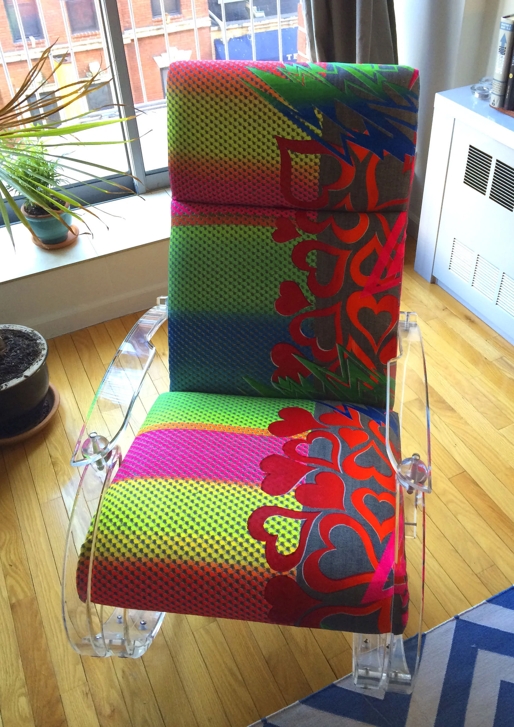 'SPECTRUM HEART' COMMISSIONED PRINTED FABRIC DESIGN FOR JOSHIA MARCH - 2013