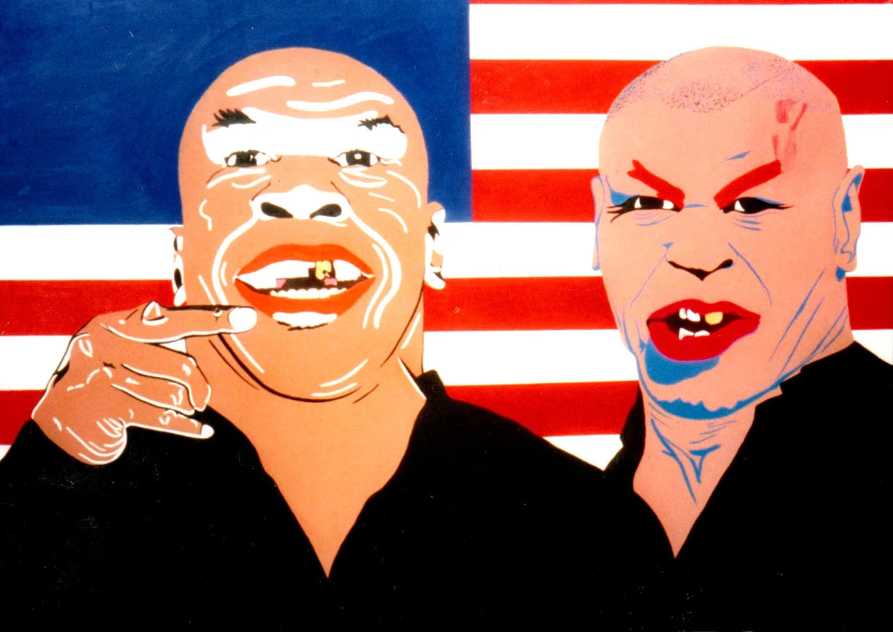 'MIKE TYSON' - ACRYLIC ON CANVAS - 2002