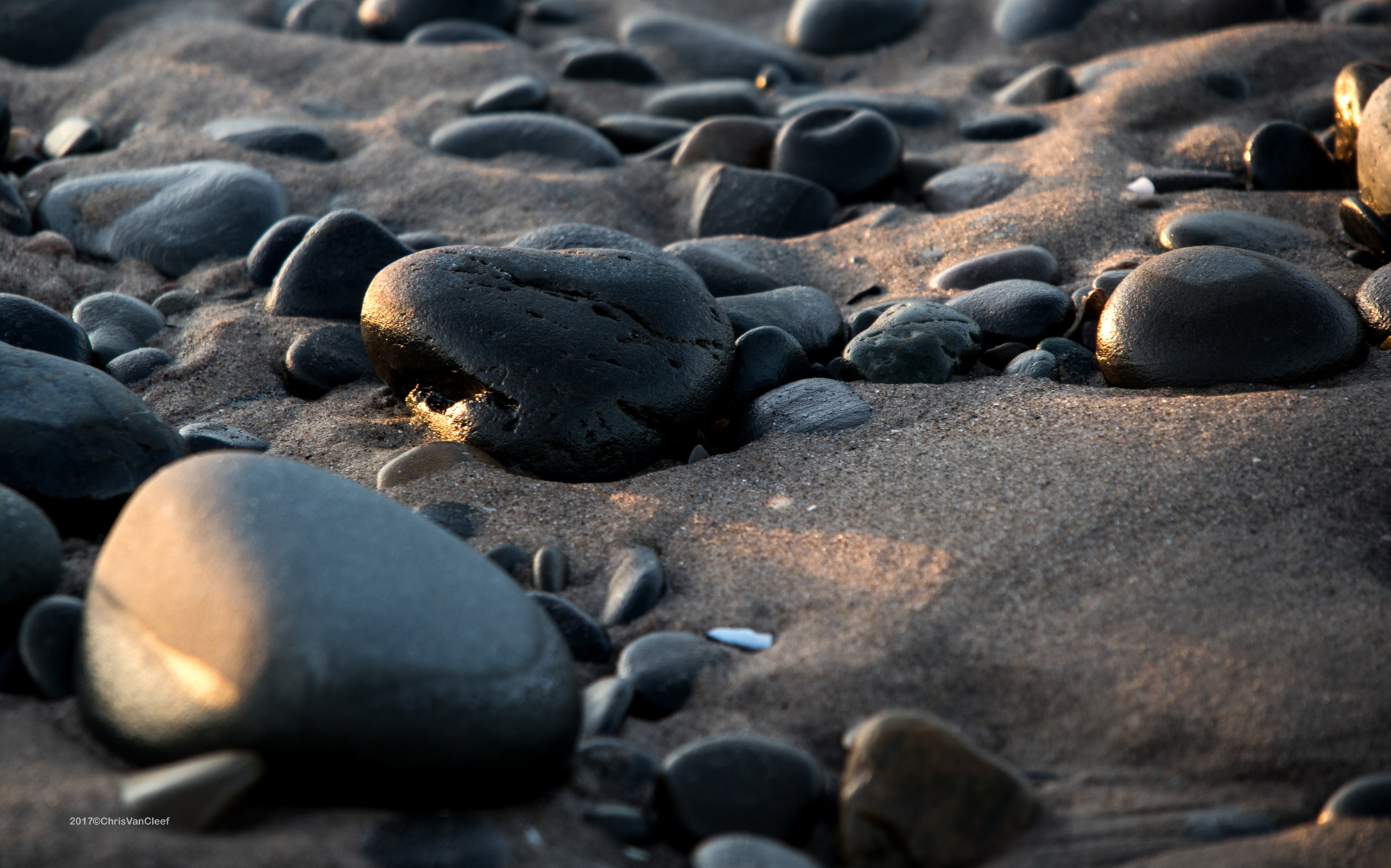 Beach pebbles, Aberdyfi, Wales
