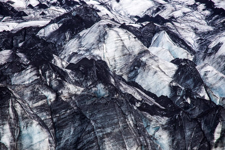 Solheimajokull glacier