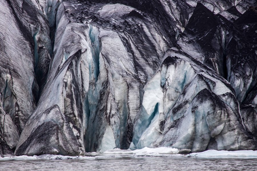 Solheimajokull glacier