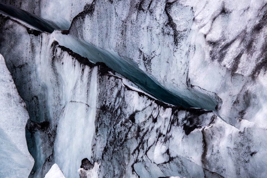 Solheimajokull glacier