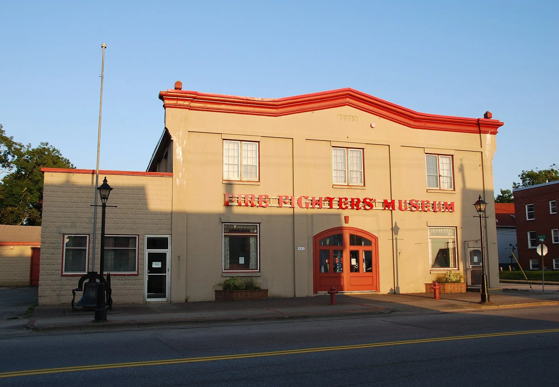 The Firefighters' Museum of Nova Scotia on Main Street in Yarmouth.
