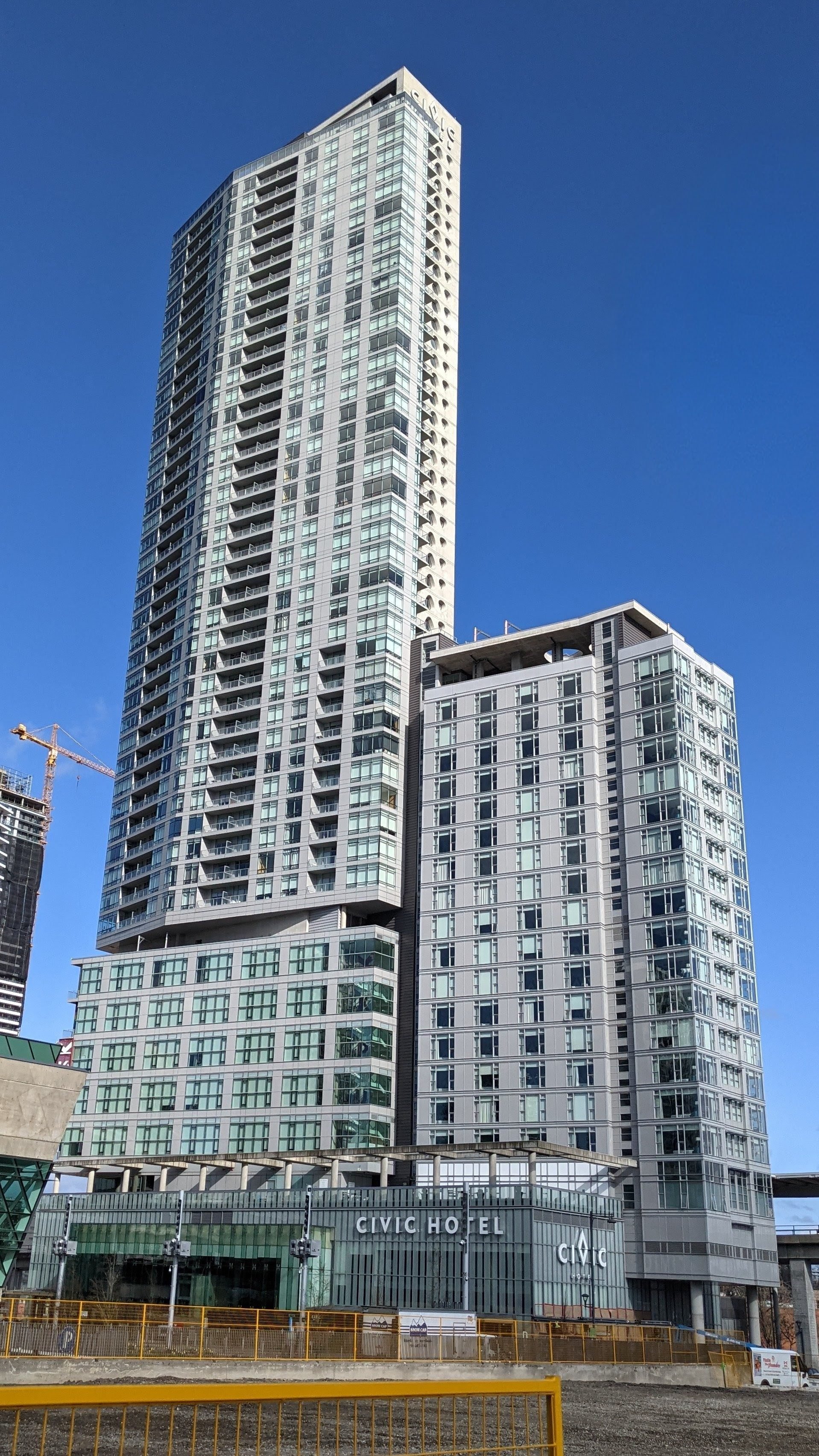 The 3 Civic Plaza tower in Surrey City Centre.