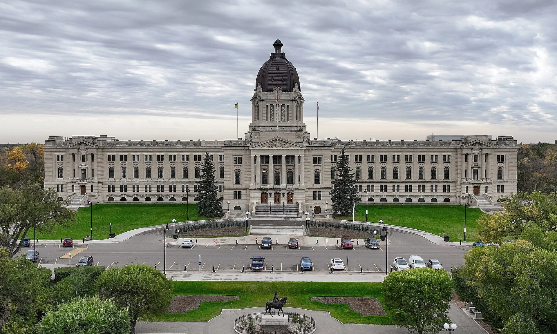 The Saskatchewan Legislative Building in Regina.
