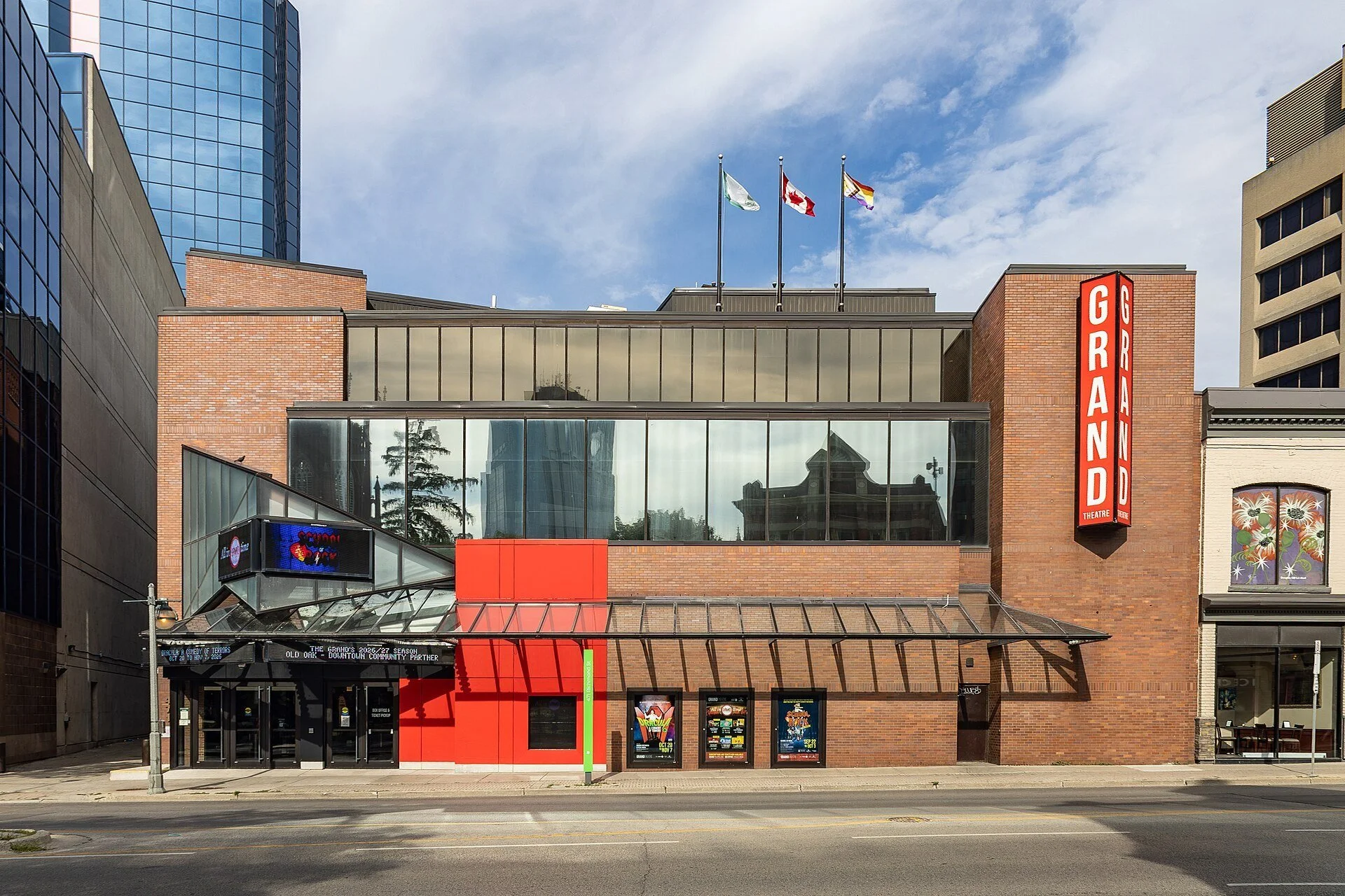 The Grand Theatre on Richmond Street in London, Ontario.