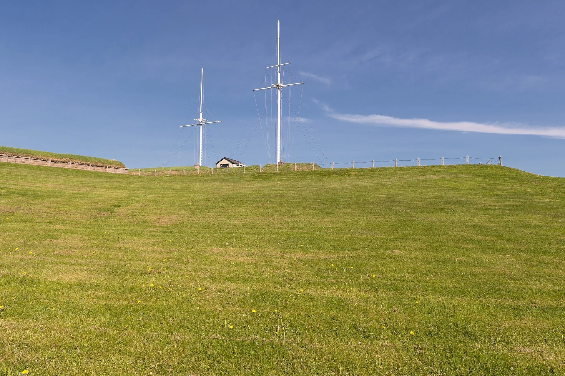 The signal mast on Citadel Hill in Halifax.