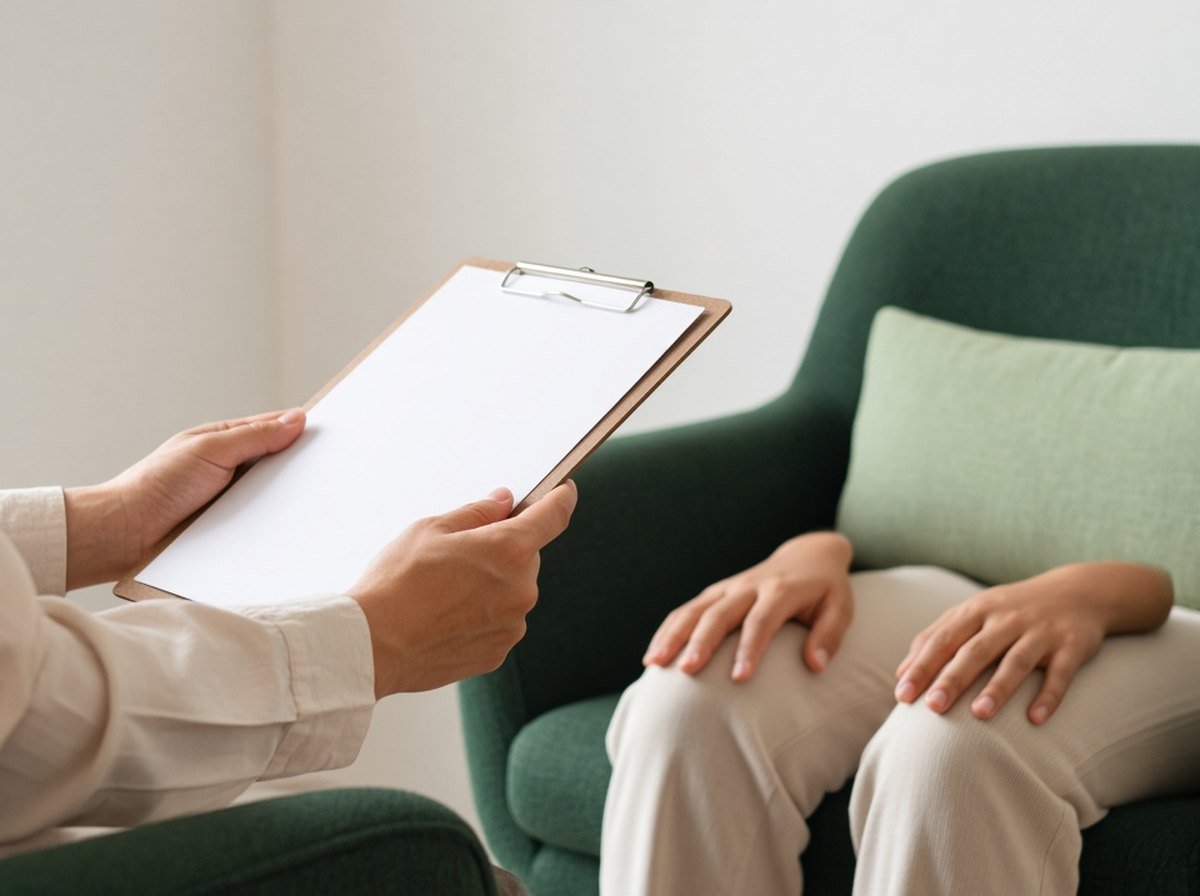 A therapist and client plan gradual exposure steps for social anxiety