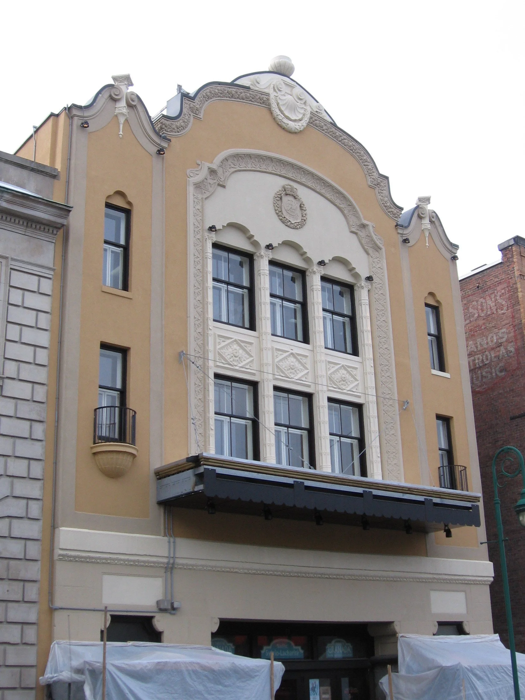 The facade of the Théâtre Granada on rue Wellington Nord in Sherbrooke.