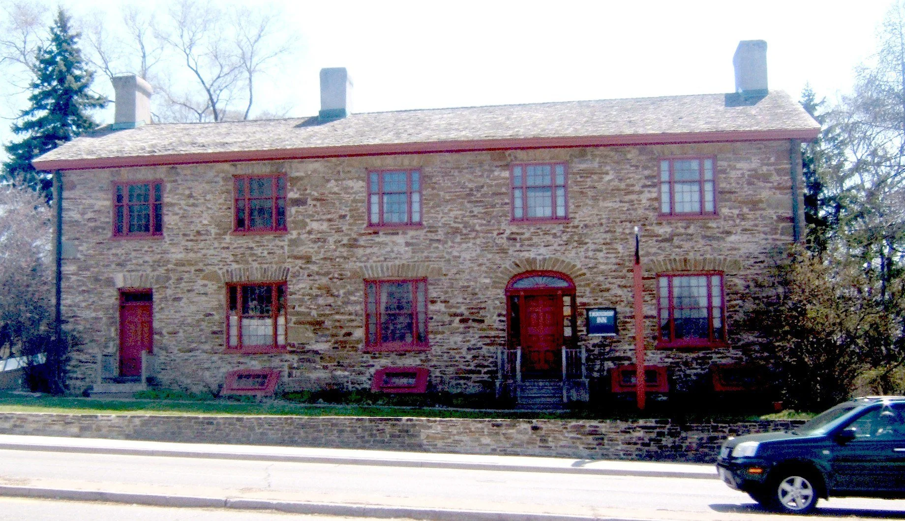 The stone Montgomery's Inn on Dundas Street West in Etobicoke.