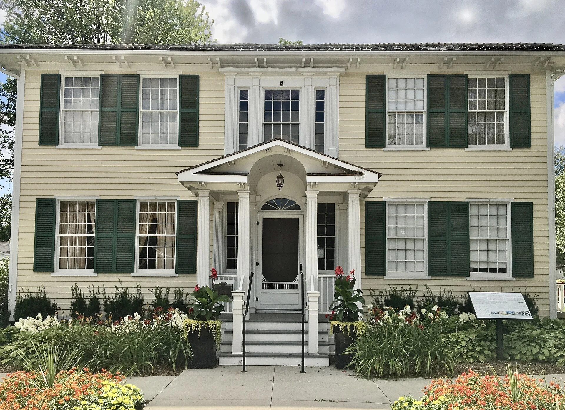 The historic Lynde House Museum on Brock Street South in Whitby, Ontario.