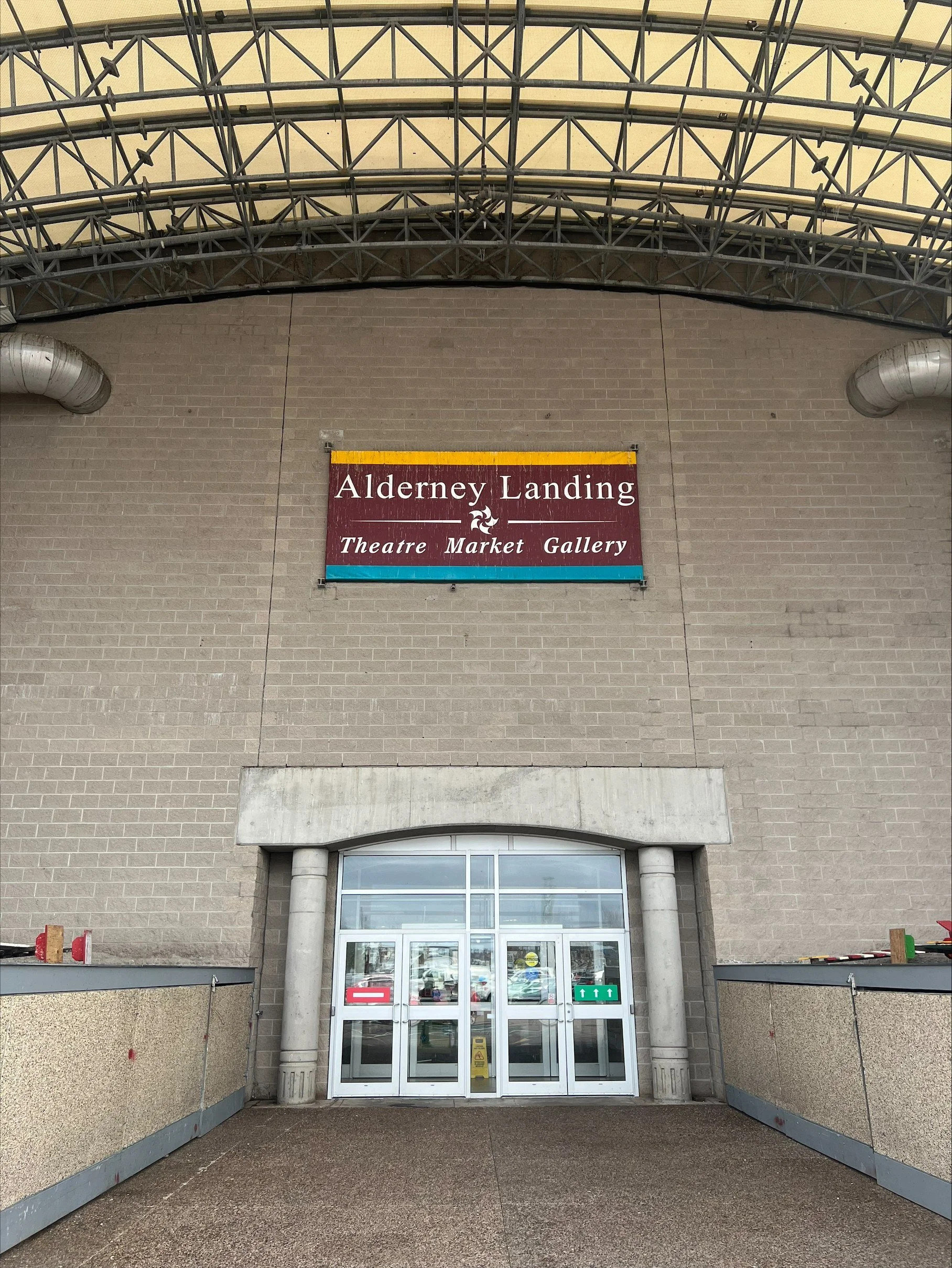 Vendors inside the market at Alderney Landing in downtown Dartmouth, Nova Scotia.