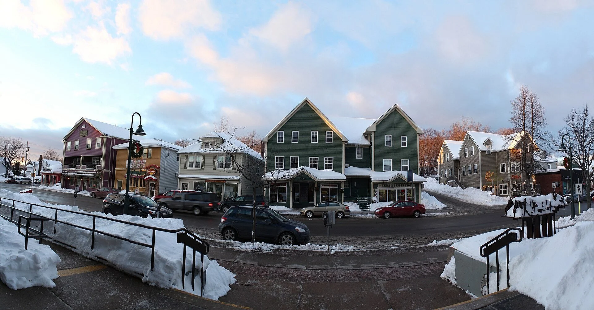 Panorama of Main Street in Antigonish.