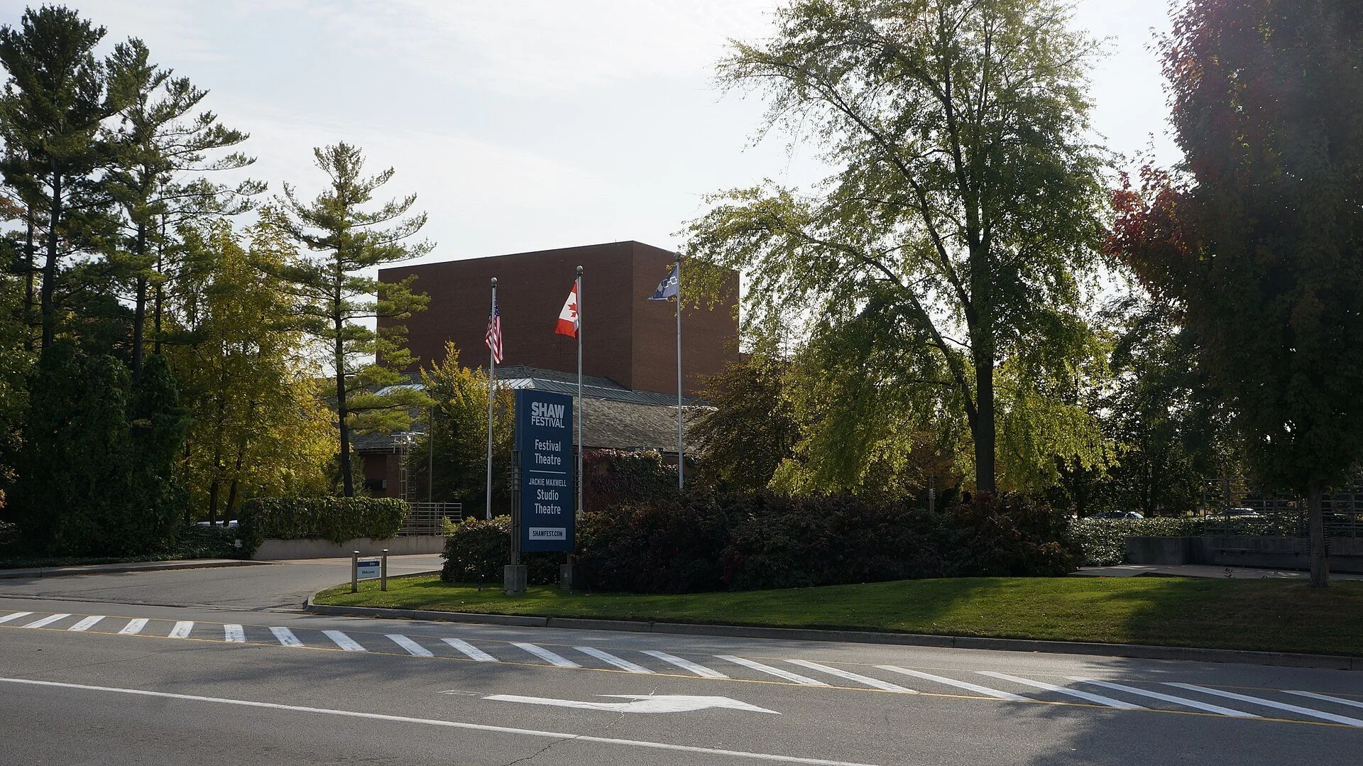 The front of the Shaw Festival Theatre in Niagara-on-the-Lake.