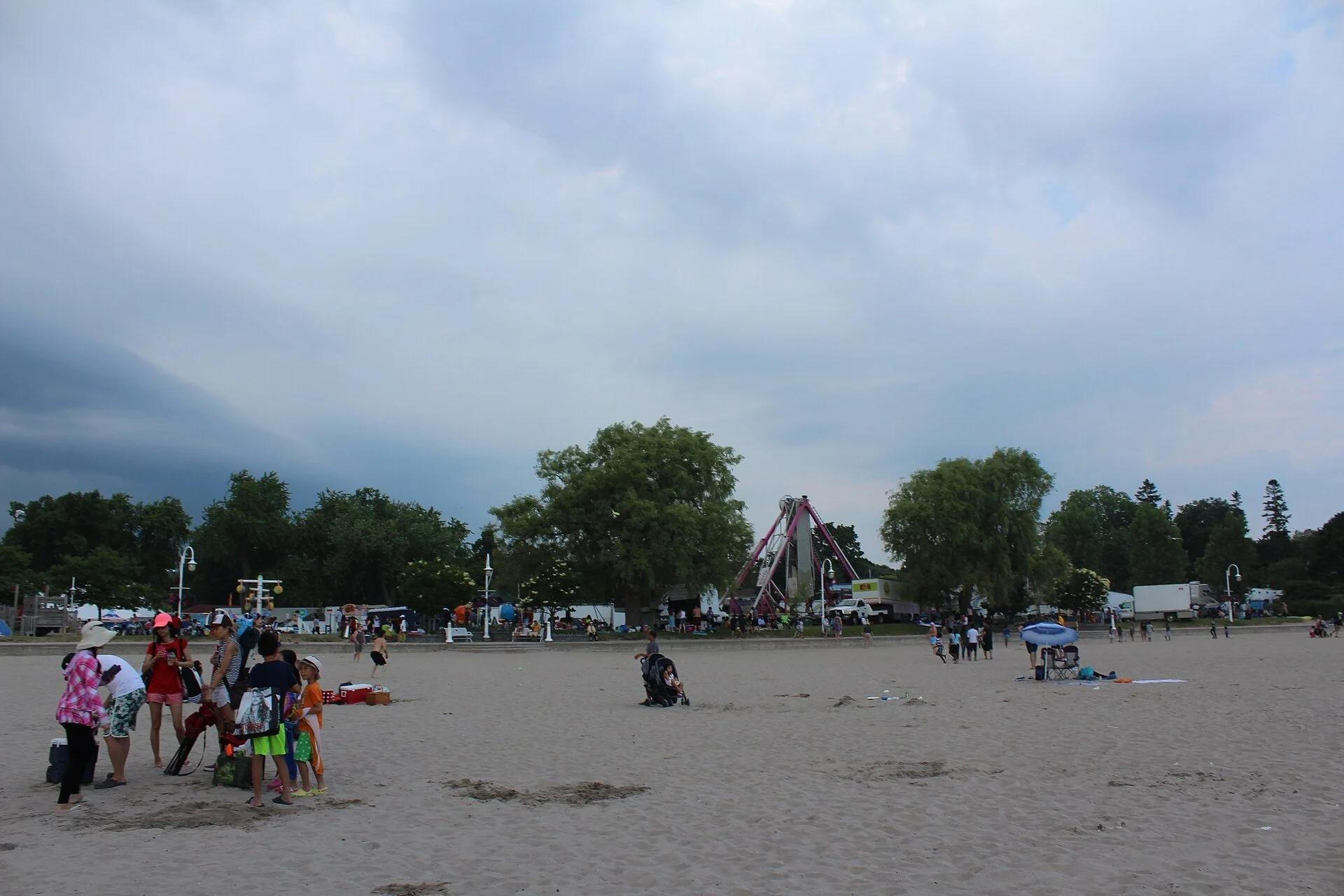 Victoria Park beside the beach in Cobourg.