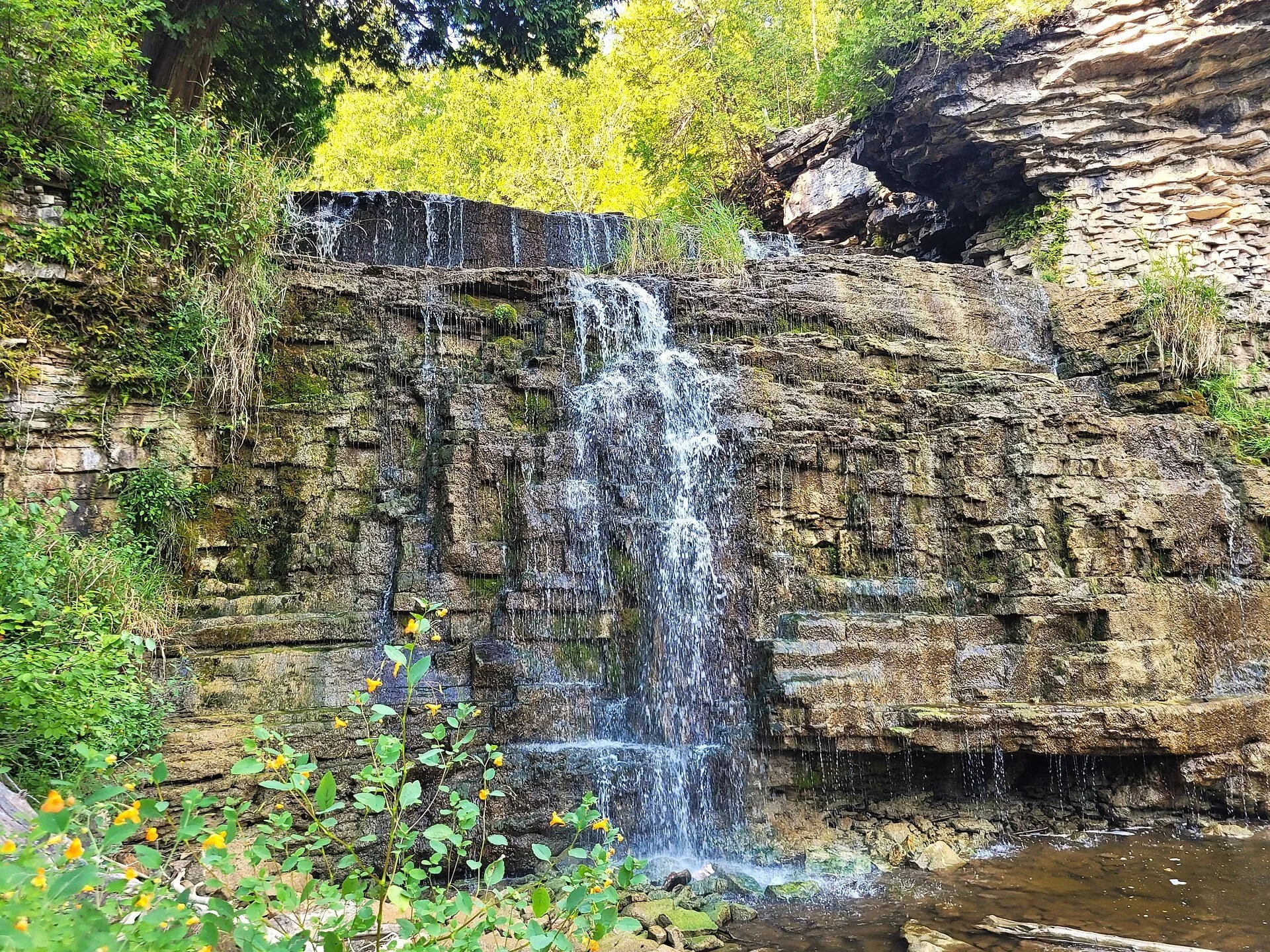 Jones Falls on the Pottawatomi River near Owen Sound.